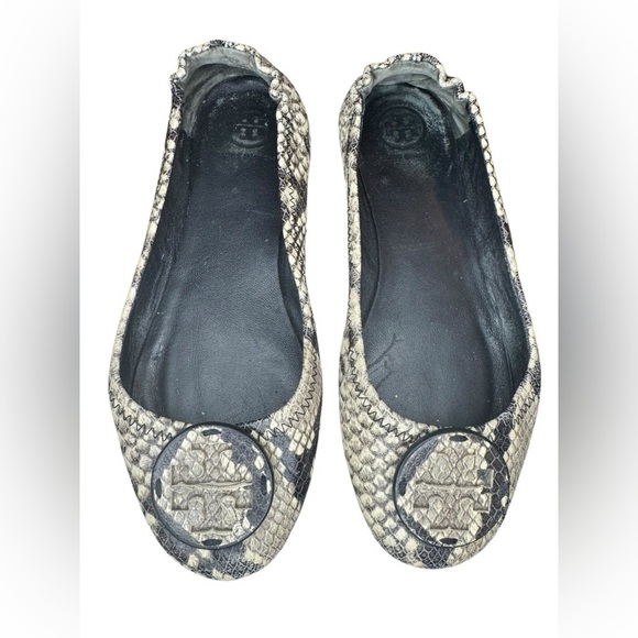 Tory Burch Shoes - Tory Burch Minnie Flat Size 6.5 Snakeprint